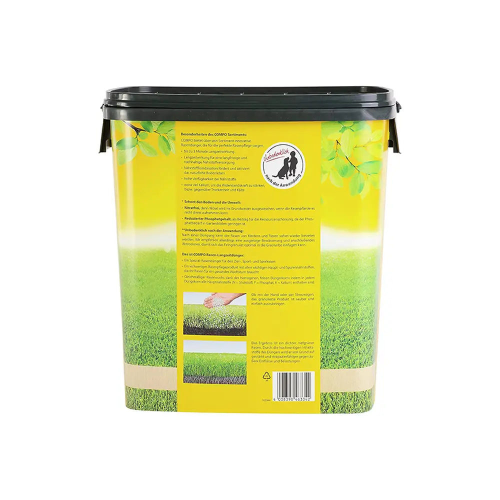 Ingrasamant gazon Compo, 8 kg pentru 320 mp, efect de 3 luni, granule fine