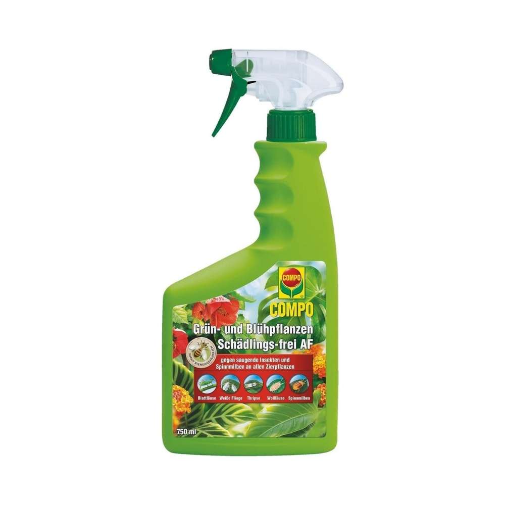 COMPO Rovarölő permet zöld és virágzó növényekhez – 750 ml, teljes védelem
