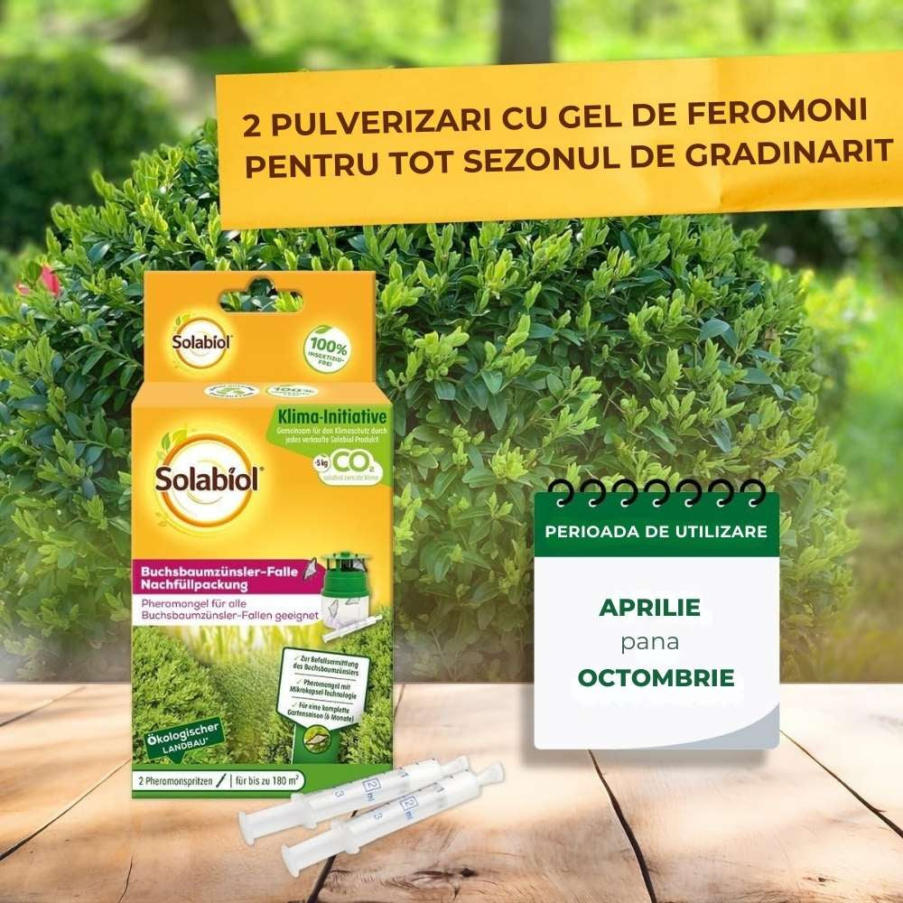 Rezerva capcana molia cimisirului SOLABIOL cu feromon, set 2 bucati