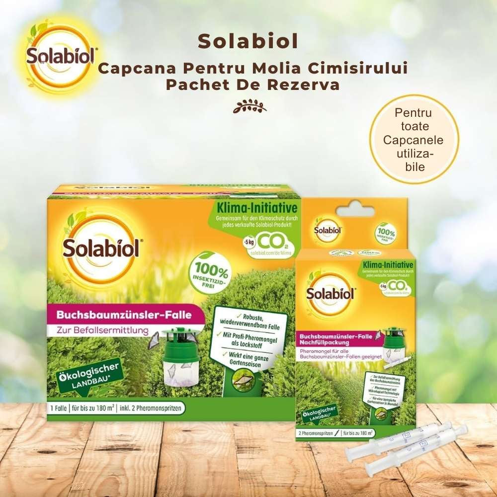 Rezerva capcana molia cimisirului SOLABIOL cu feromon, set 2 bucati