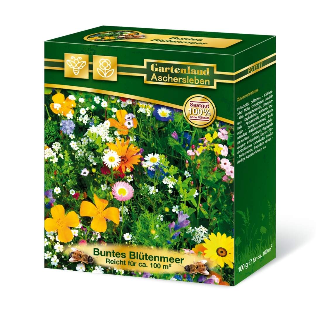Amestec Seminte Flori de Camp - Colorata Mare de Flori, 100g, pentru 100m²