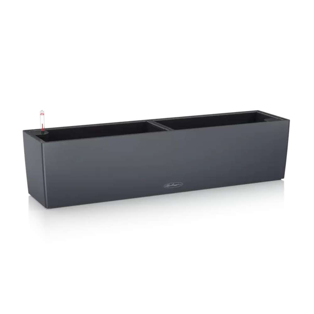 Lechuza Balconera Color 80 önöntöző balkonláda – 12 l, matt fekete