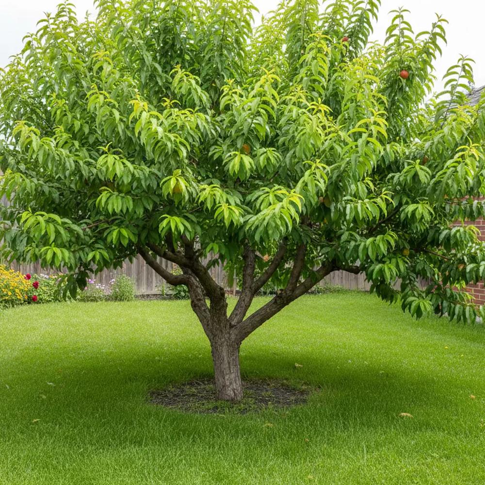 Törpe nektarin Prunus persica 'Nucipersica' – kompakt gyümölcsfa erkélyre és kiskertbe