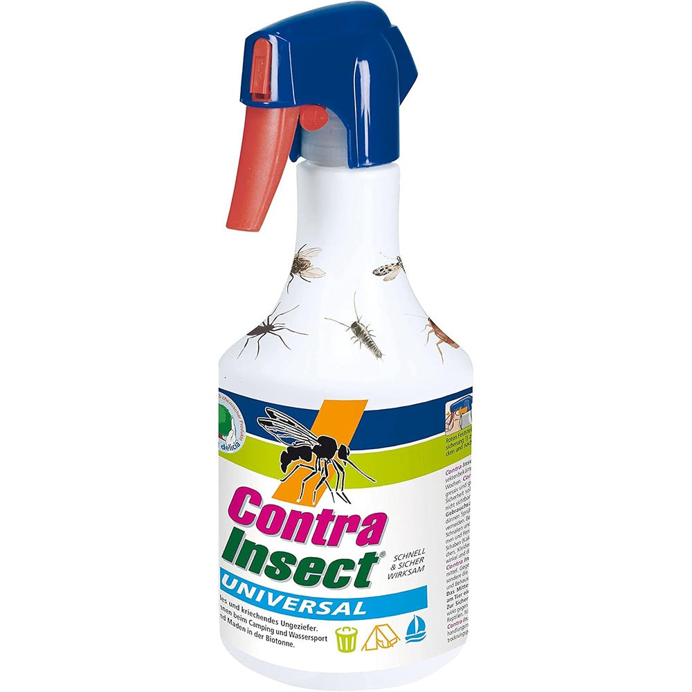Spray insecticid universal Frunol Delicia Contra Insecte, anti furnici gandaci muste purici si paianjeni, fara miros, pentru interior si exterior, acoperire 25 mp, 500 ml
