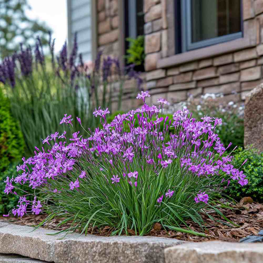 Fokhagymás tulbaghia (Tulbaghia violacea) – illatos, lila virágú évelő napos kertekbe