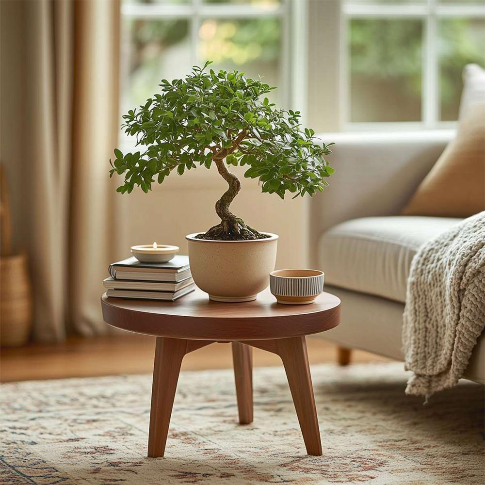Aranjament Bonsai Ulm Japonez Zelkova, 25 cm, bonsai copac mini, frunzis zimtat, cadou perfect