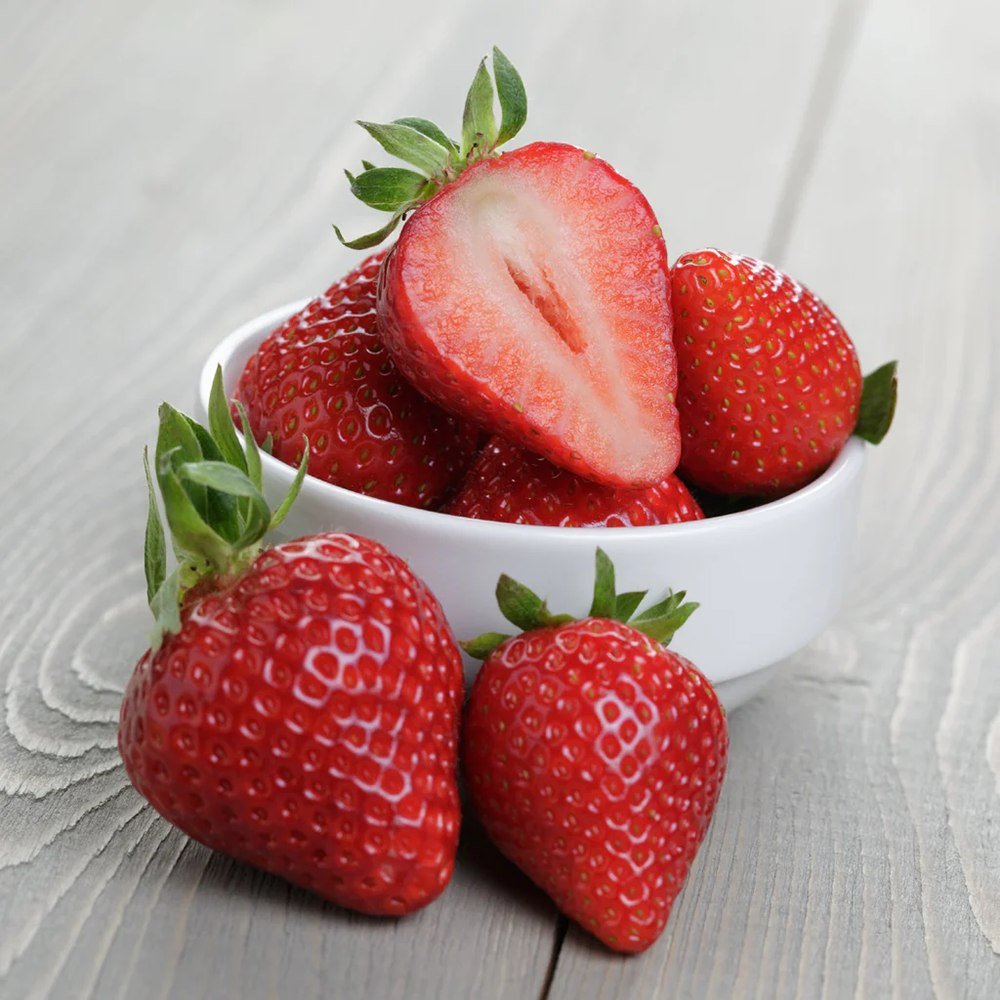 Capsun Remontant Favori (Fragaria Ananassa), cu fructe dulci roz