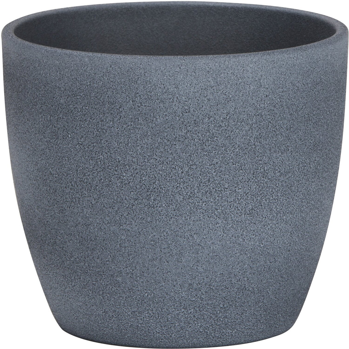 Ghiveci plante rotund Ceramic Scheurich, Ø 22 cm, H19,5 cm, Gri inchis