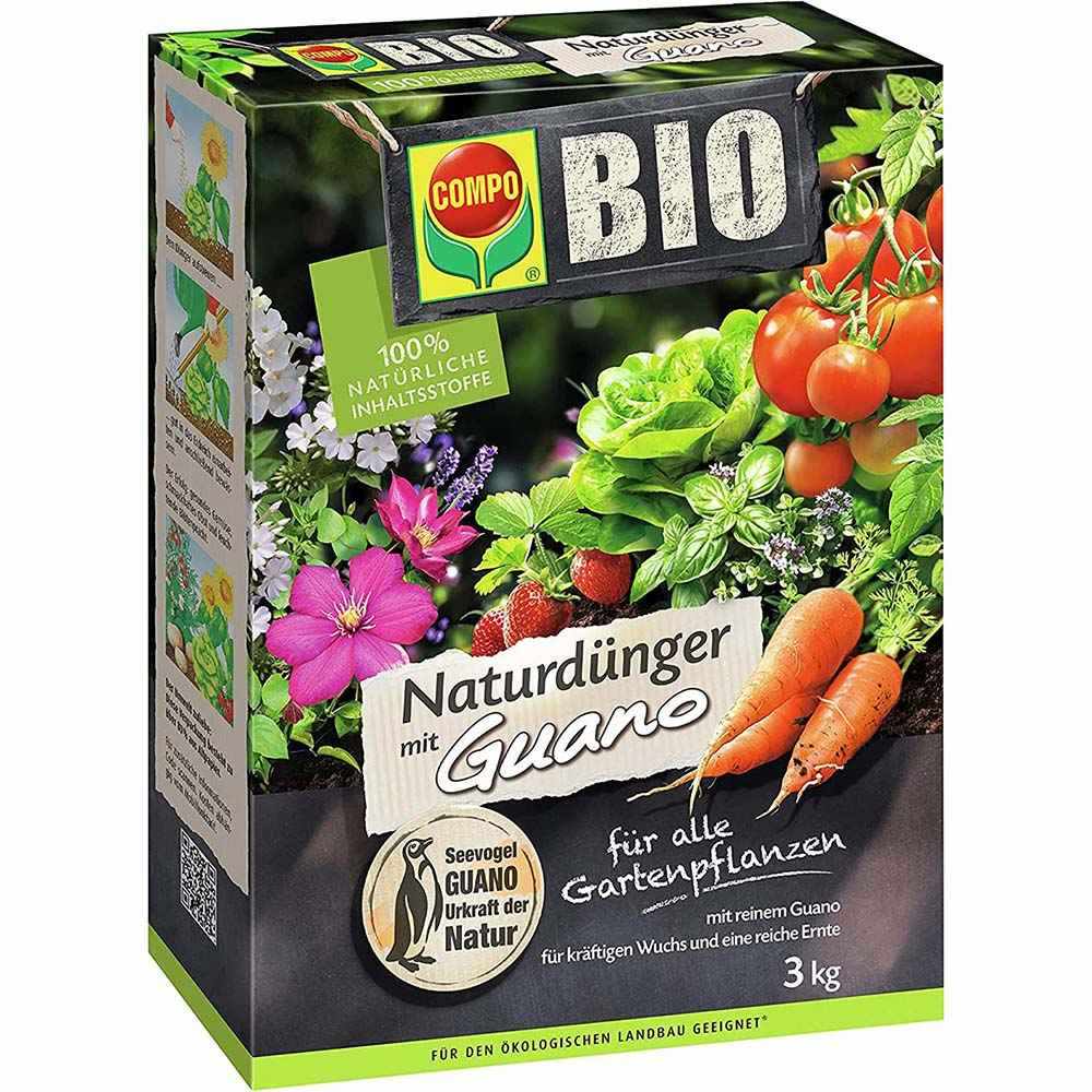 Ingrasamant Organic Natural cu Guano, 1 kg, COMPO