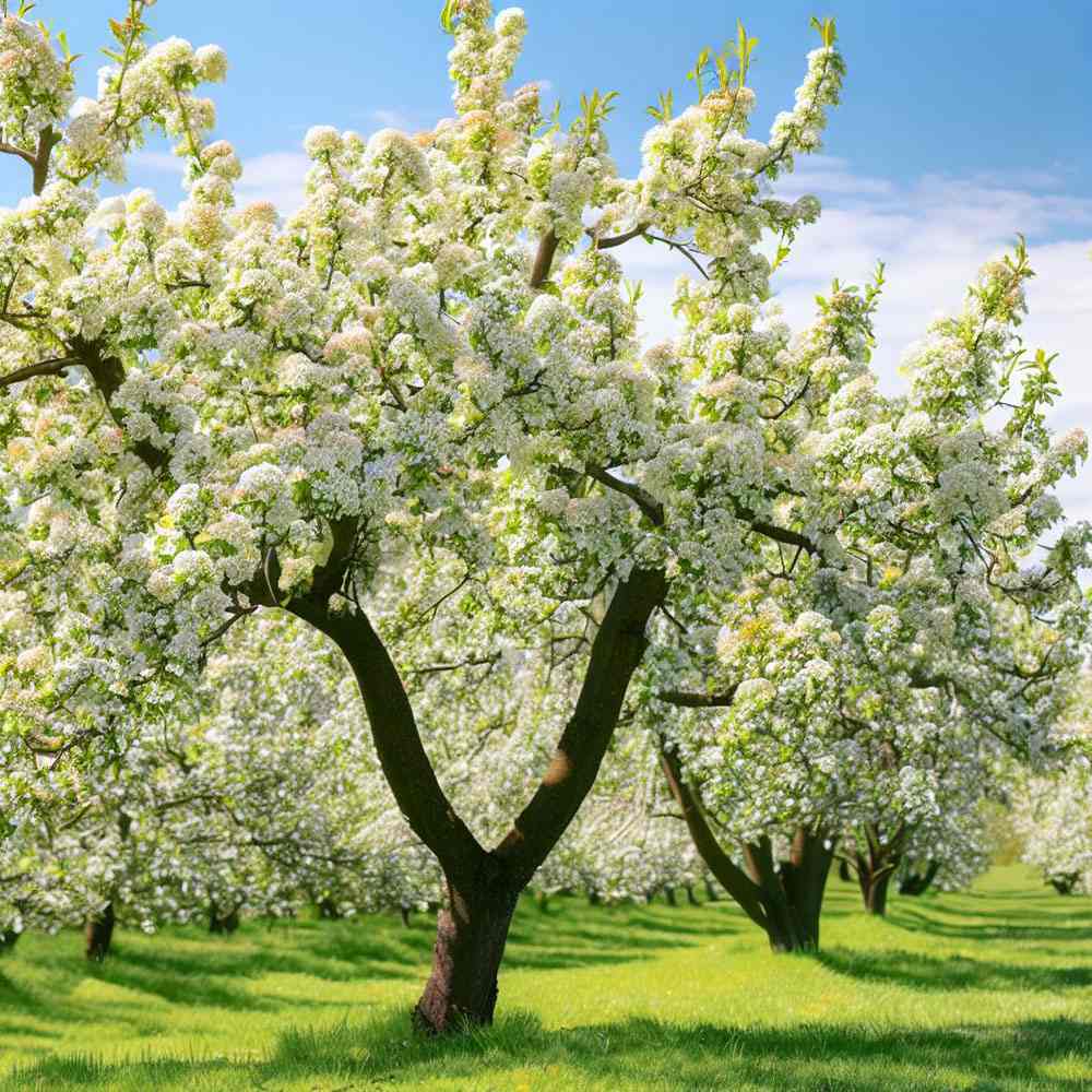 Par Groene Vrucht (Pyrus Communis), cu fructe dulci-acrisor verde
