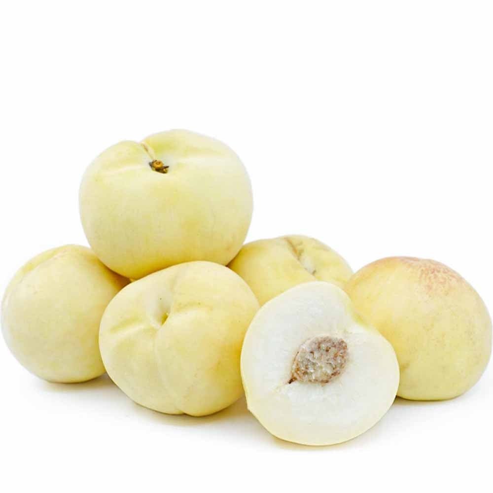 Piersic Ice Peach (Prunus Persica), cu fructe dulci albe