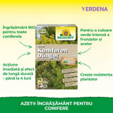 Ingrasamant organic conifere Neudorff Azet 2.5 kg, pentru frunzis verde intens si plante rezistente