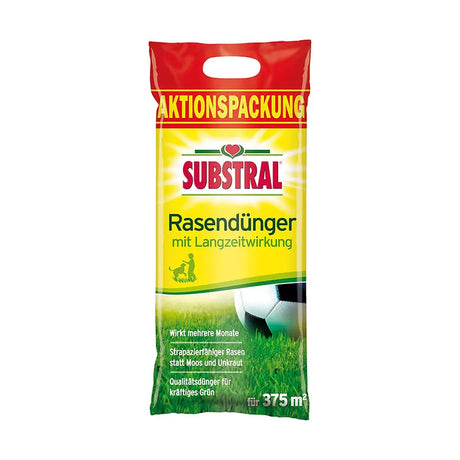 Ingrasamant gazon Substral 7.5 kg pentru 375 mp, cu efect prelungit, fertilizare 100 zile cu azot incapsulat