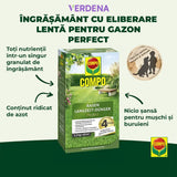 Ingrasamant gazon Compo, 1.5 kg pentru 60 mp, efect de lunga durată anti-muschi si buruieni