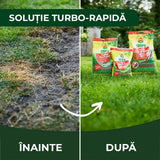 Ingrasamant gazon COMPO Turbo, 5 kg pentru 130 mp, gazon dens, verde si rezistent cu efect rapid si nutritie echilibrata