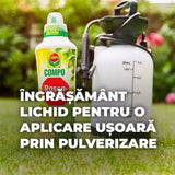 Ingrasamant lichid COMPO 2.5 l, impotriva buruienilor si muschiului, efect rapid pentru gazon verde si sanatos