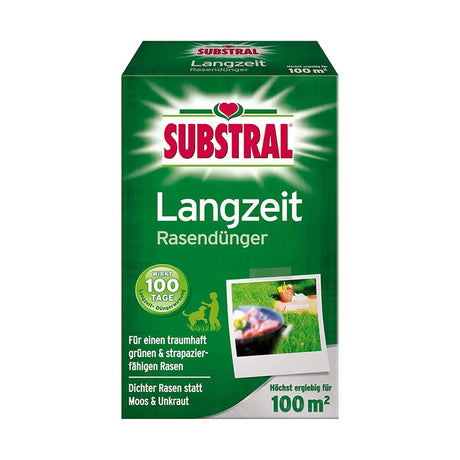 Ingrasamant gazon Substral, 2 kg pentru 200 mp, cu eliberare lenta, efect 100 zile cu azot incapsulat