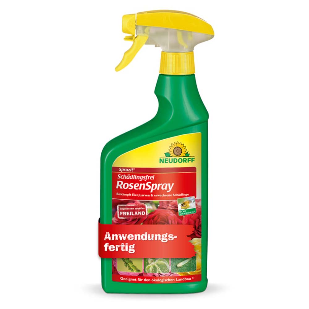 Insecticid Natural Organic Spray Spruzit, anti-daunatori pentru trandafiri, afide, paianjeni rosii, tripsi, Neudorff - 750 ml