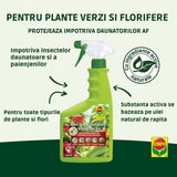 COMPO Rovarölő permet zöld és virágzó növényekhez – 750 ml, teljes védelem
