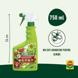 COMPO Rovarölő permet zöld és virágzó növényekhez – 750 ml, teljes védelem