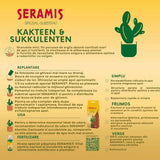 Granule de argila SERAMIS pentru cactusi si suculente, granule de argila cu drenaj excelent, inlocuitor total de sol, 2.5 litri