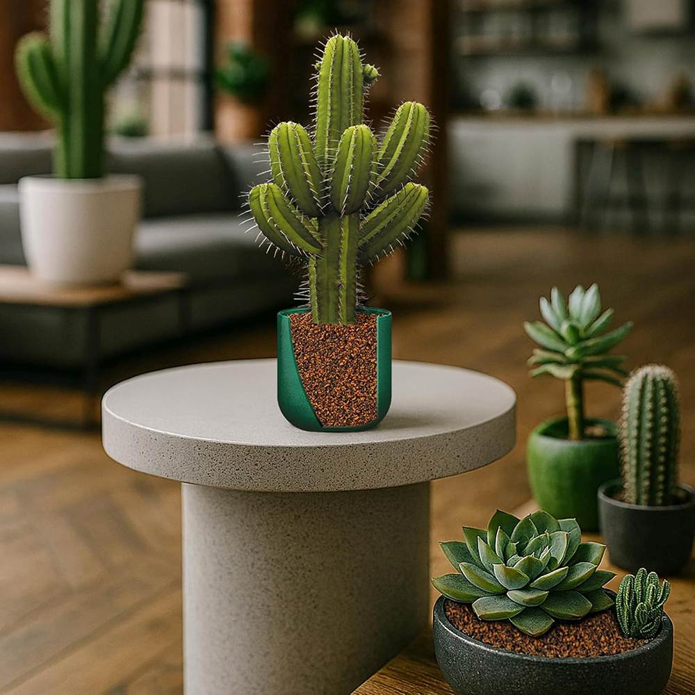 Granule de argila SERAMIS pentru cactusi si suculente, granule de argila cu drenaj excelent, inlocuitor total de sol, 2.5 litri