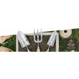 Lopatica plantare KENT & STOWE din inox, maner din lemn de frasin, 33 cm, garantie 15 ani