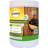 Vopsea trunchi arbori Solabiol, vopsea alba pentru protectie organica, 1 kg