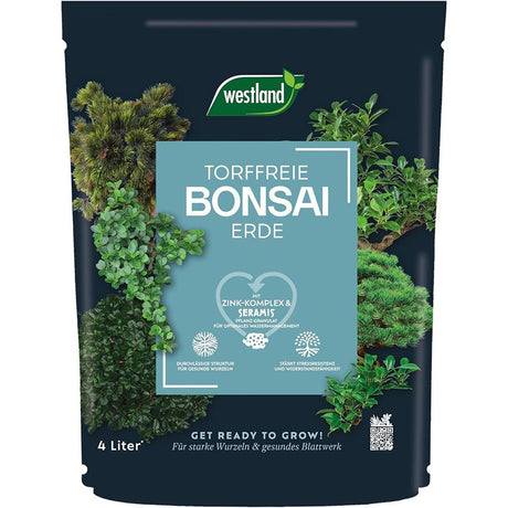 Pamant pentru bonsai WESTLAND, substrat special cu granule de argila pentru radacini puternice si frunze sanatoase, 4 len nutrient distribution At least 6 weeks of nutrient supply