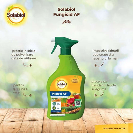 Spray fungicid SOLABIOL fara ciuperci, fainare si rapan, 750 ml