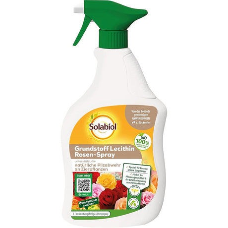 Spray Fungicid organic SOLABIOL cu lecitina pentru trandafiri, protectie naturala, 1 L