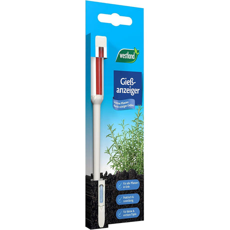 Indicator udare plante WESTLAND pentru toate plantele in ghiveci, control umiditate sol, 16 cm, alb