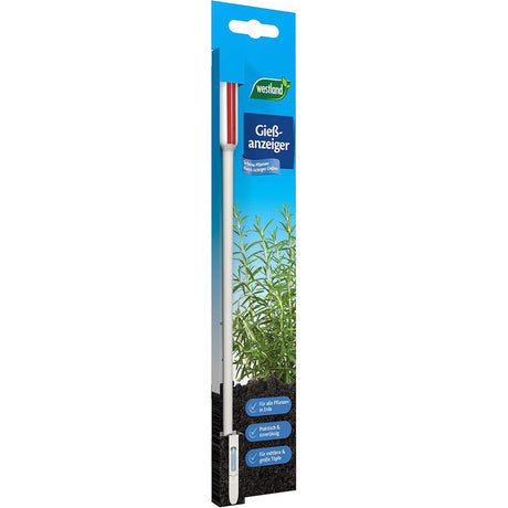 Indicator udare plante WESTLAND pentru toate plantele in ghiveci, control umiditate sol, 16 cm, alb