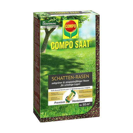 Compo seminte gazon pentru umbra densa, 1 kg pentru 50 mp – amestec profesional pentru zone umbrite si insorite