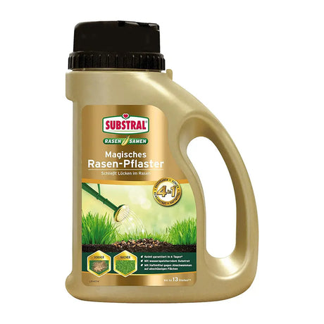 Reparare gazon Substral Plastura Magica 3 in 1, 1 kg, cu seminte gazon substrat si ingrasamant, pentru zone goale