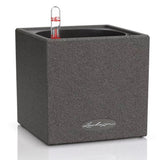Lechuza CANTO Stone Cube 14 önöntöző cserép – kőhatású modern design