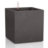 Lechuza CANTO Stone Low 30 önöntöző kaspó – 12 l, kőhatású design