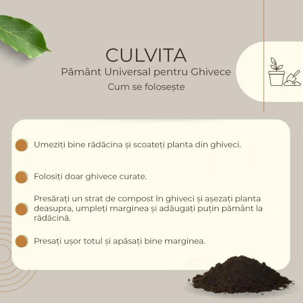 Culvita Pamant universal pentru Plante de Verzi Interior si Exterior 40 l, taxa ambalare inclusa