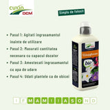 Ingrasamant Lichid Organic pentru Plante de Ghiveci, 800 ml, Cuxin DCM