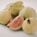 Cattley guava (Psidium cattleyanum) – illatos, édes-savanykás trópusi gyümölcscserje