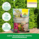 Ingrasamant Azet pentru Azalee si Rhododendroni, 1 kg, pentru plante acidofile si fructe de padure, NEUDORFF