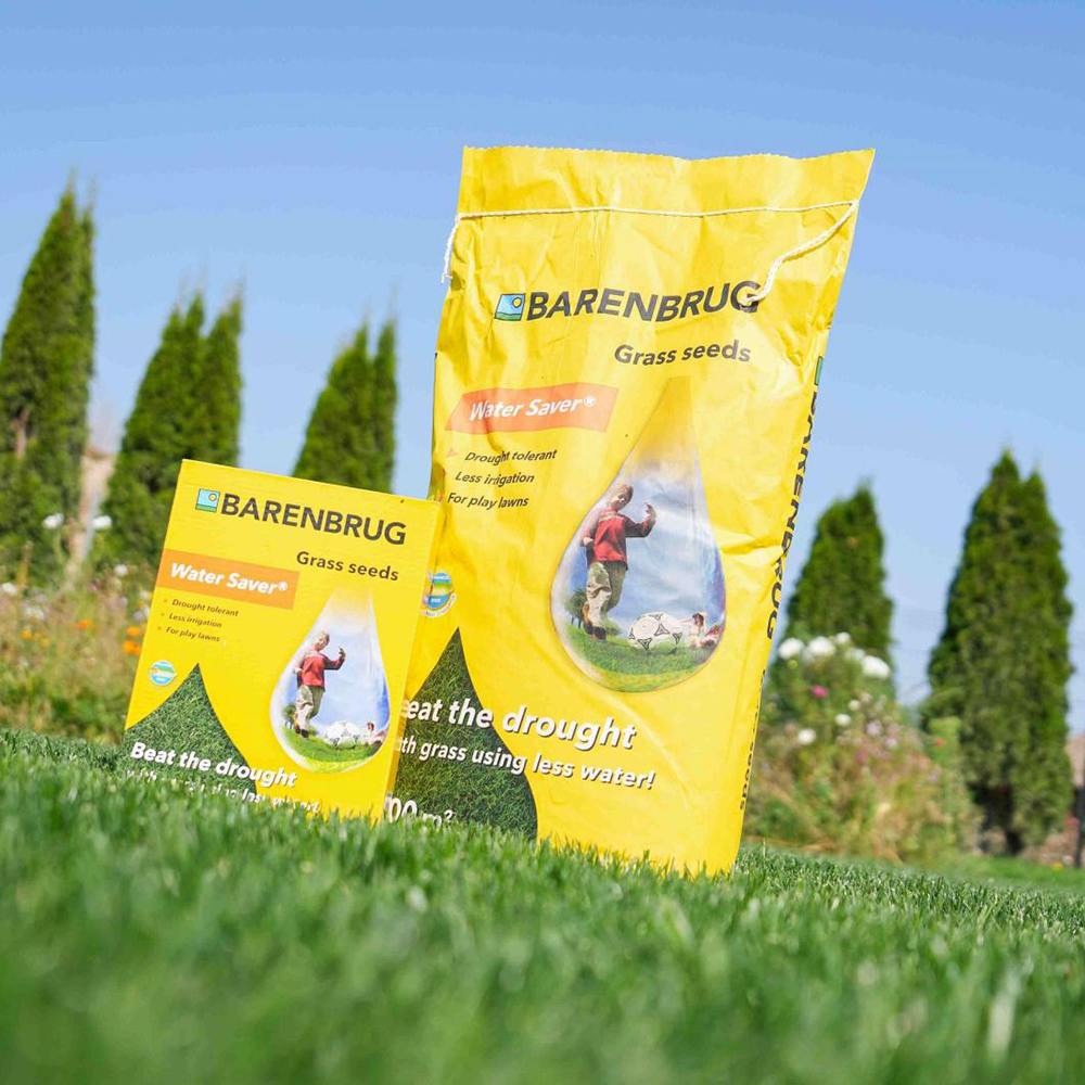 Seminte gazon Water Saver Barenbrug 15 kg, gazon rezistent la seceta si consum redus de apa, pentru 600 mp