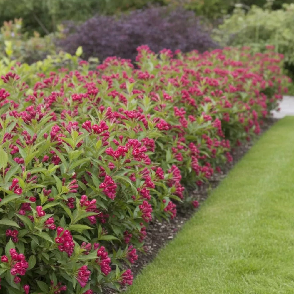 Weigela ‘All Summer Red’ – ismételten virágzó, piros virágú díszcserje, télálló