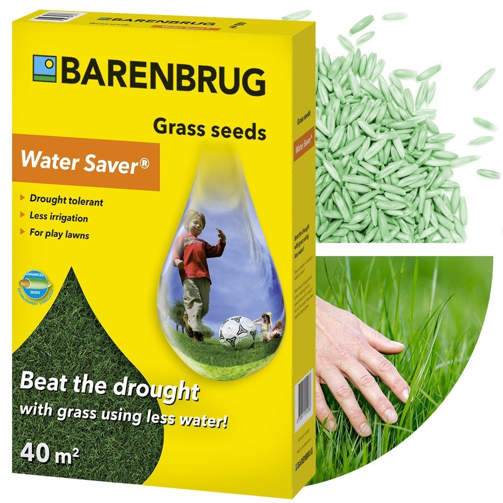Barenbrug Water Saver gyepmagkeverék 1 kg – aszálytűrő, víztakarékos gyep 40–50 m²-re