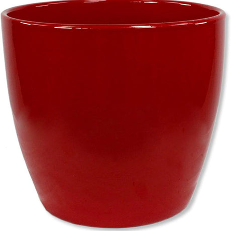 Ghiveci plante rotund Ceramic Scheurich Ø 19 cm, H17 cm, Rosu