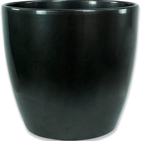 Ghiveci plante rotund Ceramic Scheurich, Ø 22 cm, H19,5 cm, Negru
