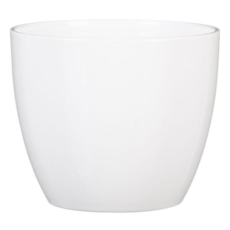 Ghiveci plante rotund Ceramic Scheurich, Ø 28 cm, H25,2 cm, Alb