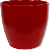 Ghiveci plante rotund Ceramic Scheurich Ø 22 cm, H19.5 cm, Rosu