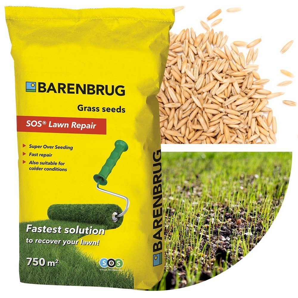 Barenbrug SOS Lawn Repair gyepjavító fűmag 5 kg – gyors csírázás és felülvetés