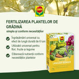 Ingrasamant pentru Gradina, pentru Flori, Fructe si Legume, 2 kg, Efect de Lunga Durata 6 luni, COMPO